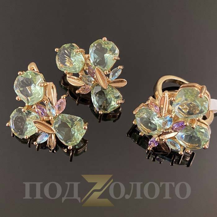 Серьги с кольцом KZK8418