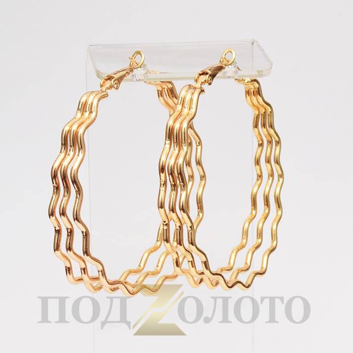 Серьги-кольца ZS6520