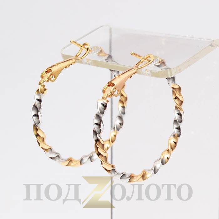 Серьги-кольца ZS6524