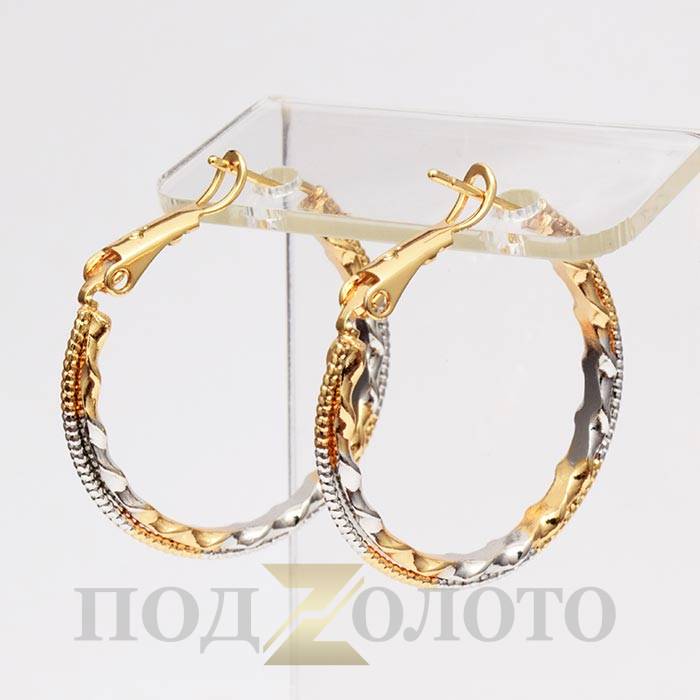 Серьги-кольца ZS6528